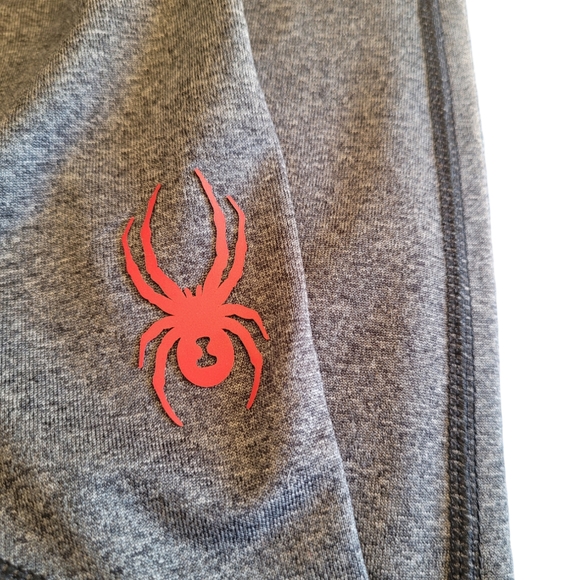 NWOT Spyder Active ProWeb Base Layer Grey Compression Pants - Picture 5 of 6